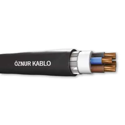 0.6/1 kV XLPE İZOLELİ HALOJENSİZ ALEV İLETMEYEN YASSI ÇELİK TEL ZIRHLI  BAKIR İLETKENLİ ENERJİ KABLOLARI
