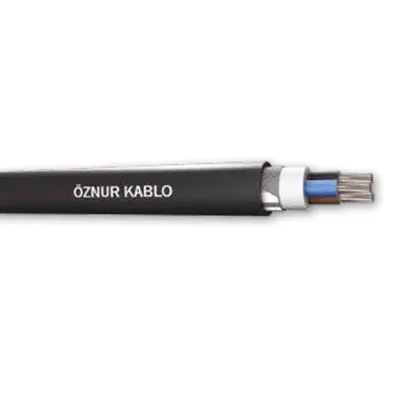 0,6/1 kV XLPE İZOLELİ YUVARLAK ÇELİK TEL ZIRHLI PVC KILIFLI ALÜMİNYUM  İLETKENLİ ENERJİ KABLOLARI