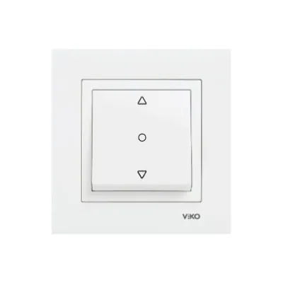 Viko Karre Tek Düğmeli Jaluzi Kumanda Anahtarı