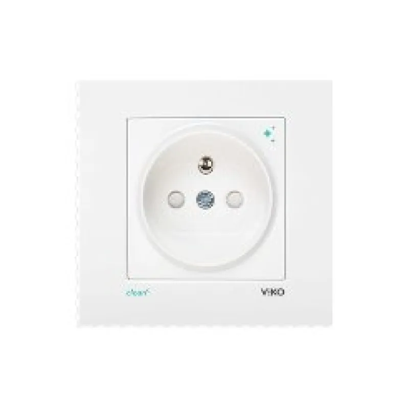 Viko Karre Clean Topraklı Priz