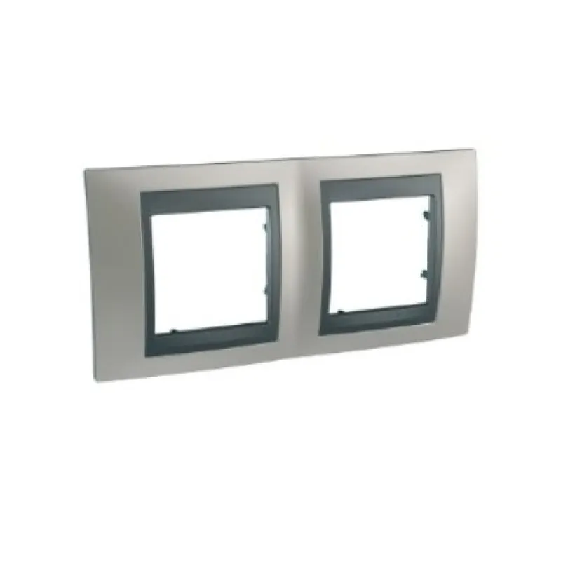 MAT NİKEL 2Lİ YATAY ÇERÇEVE