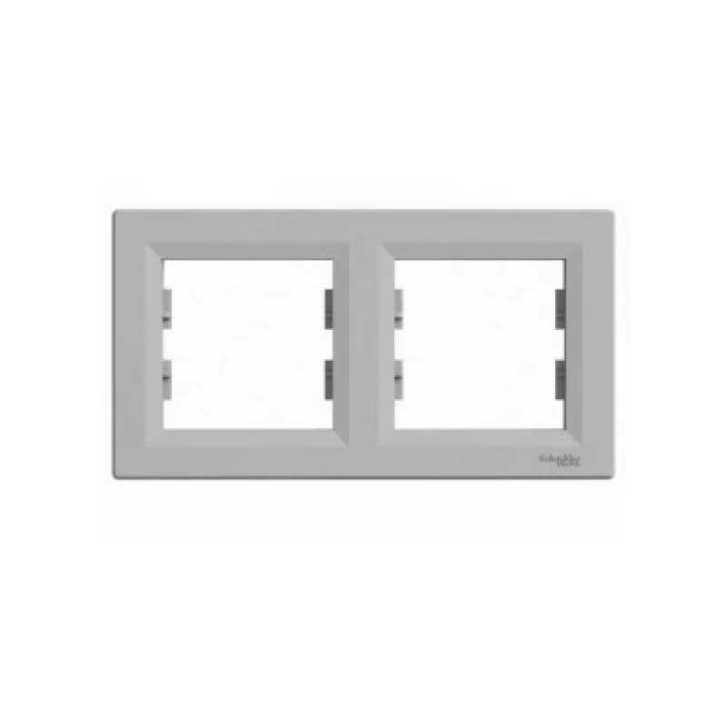 MİSTİK GRİ/BEYAZ 2'Lİ YATAY ÇERÇEVE